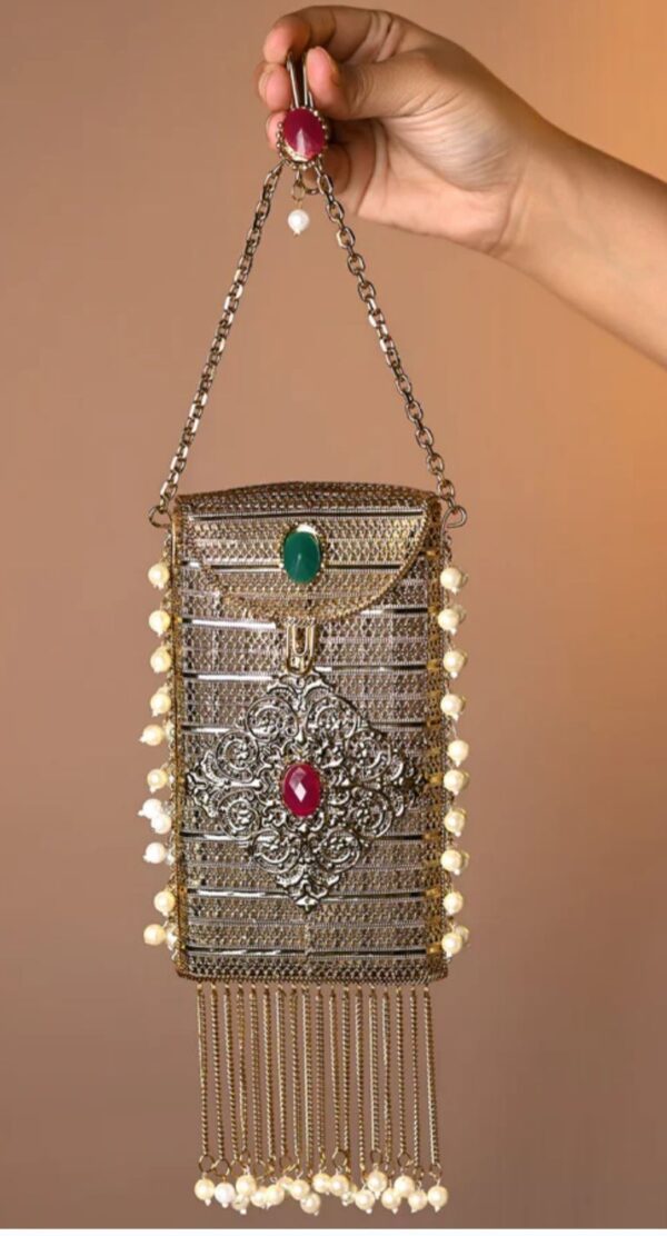 Designer mobile purse